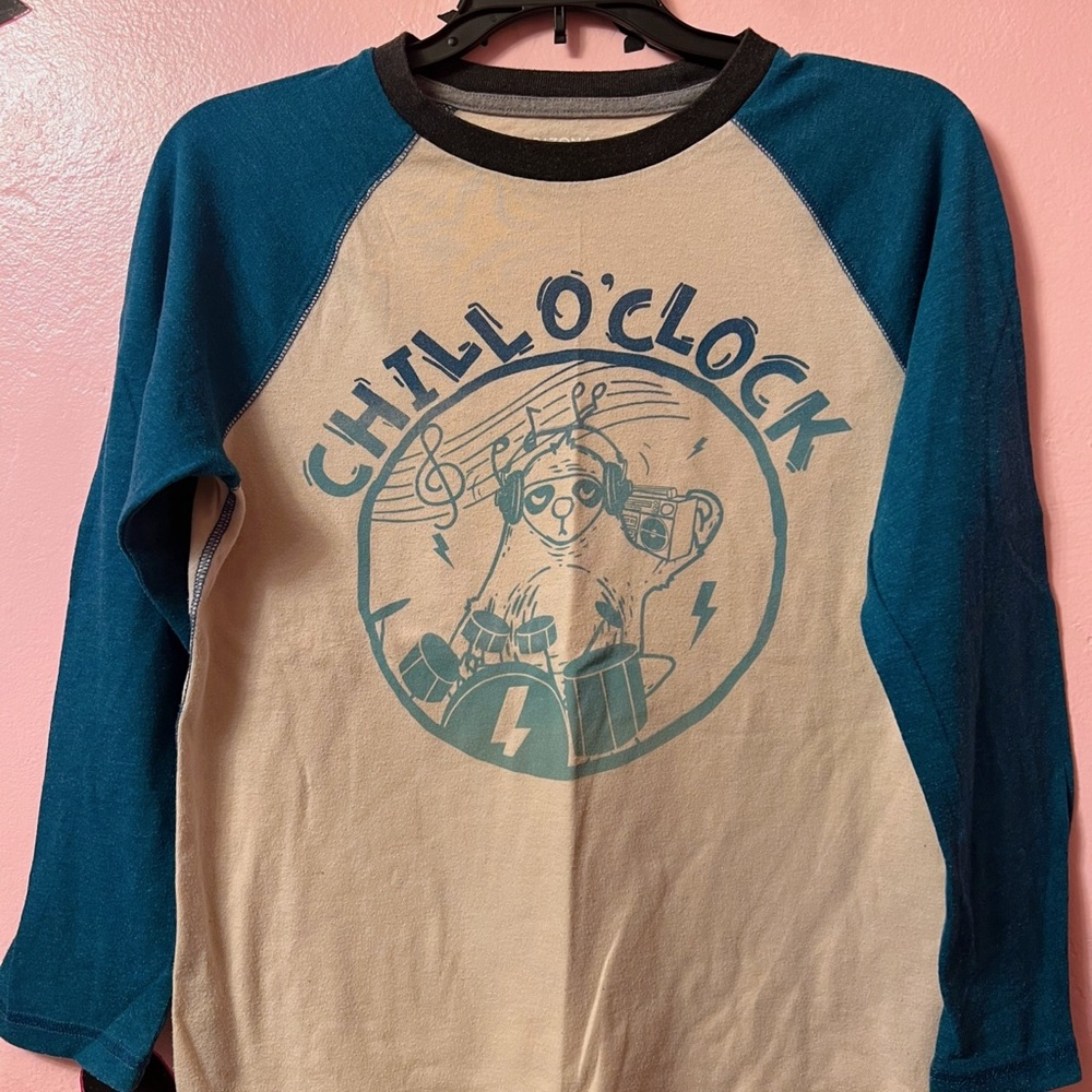 Boys graphic long sleeve tshirt - size M